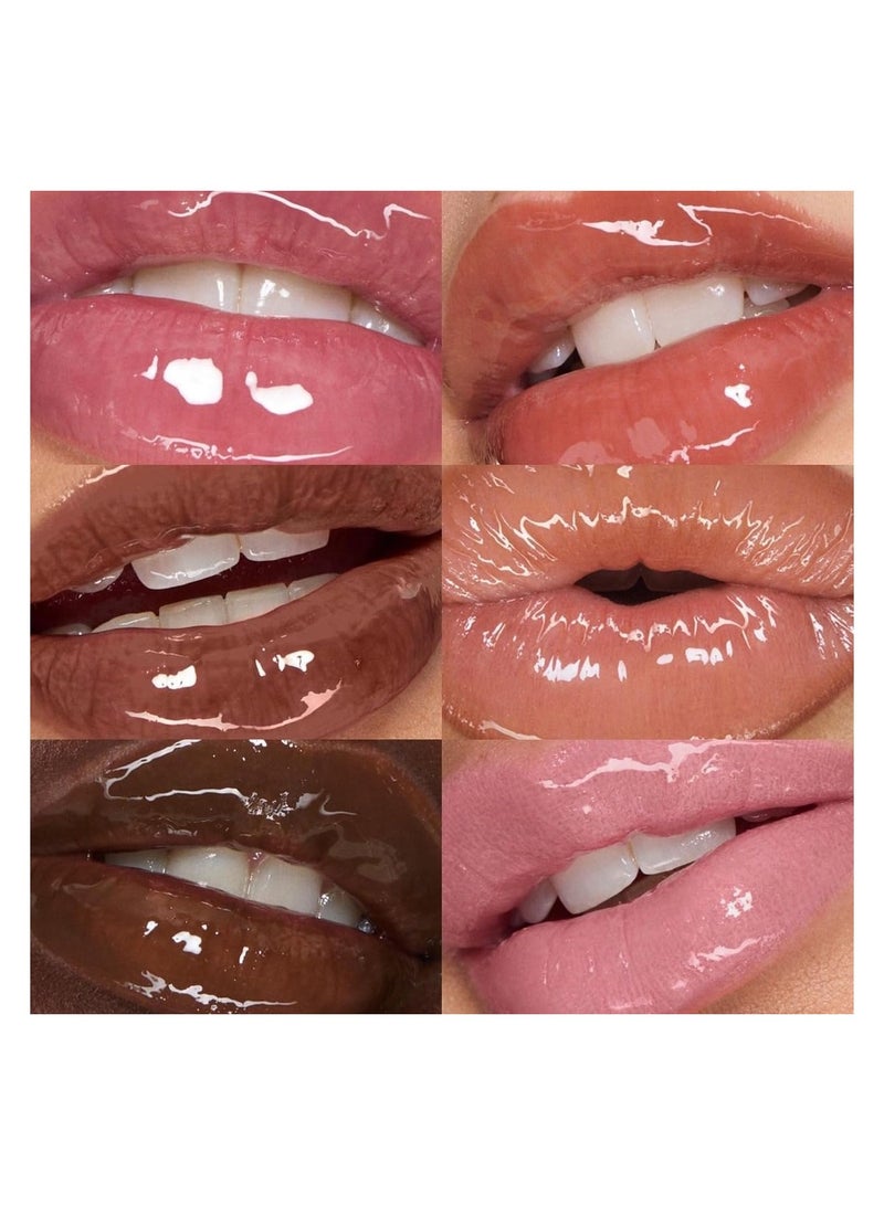 Huda Faux Filler Extra Shine Lip Gloss - 3.9ml Bombshell - pinky brown - Image 3